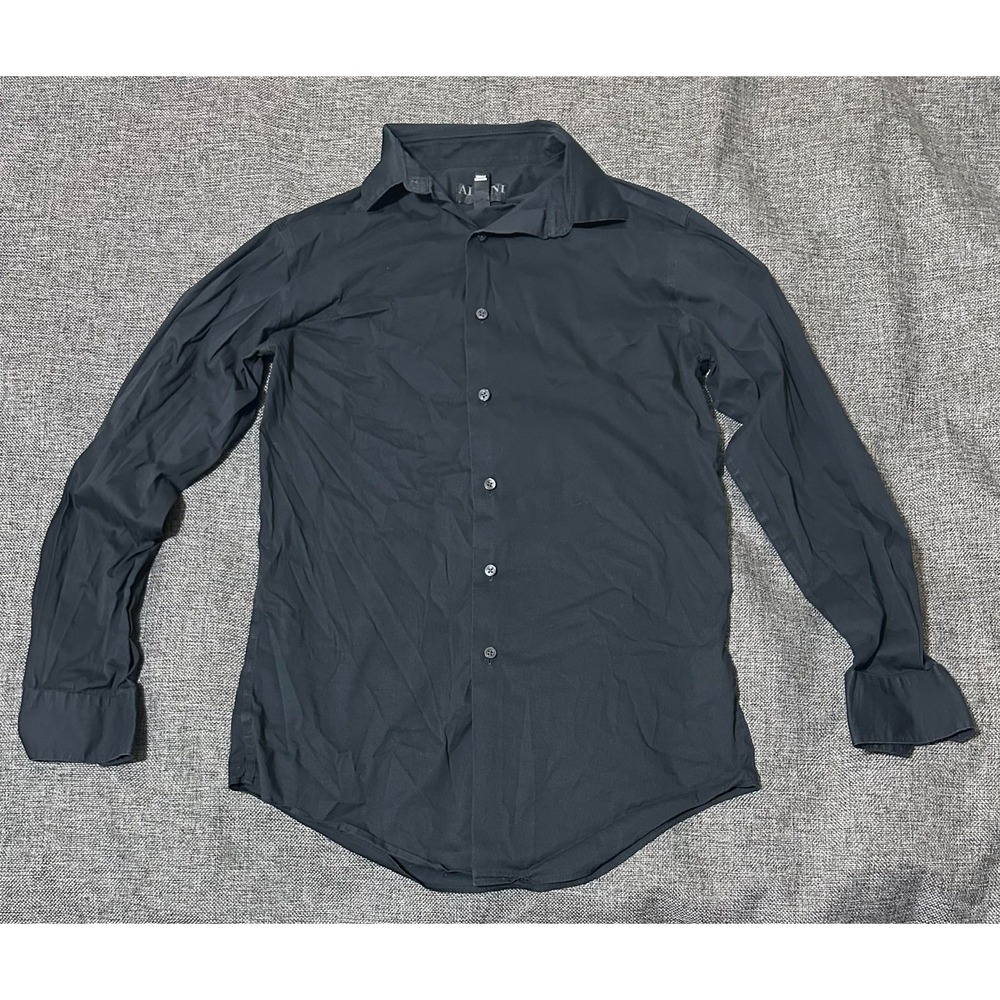 Alfani Slim Fit Men's Size S 14-14 1/2 32/33 Long Sleeve Shirt‎